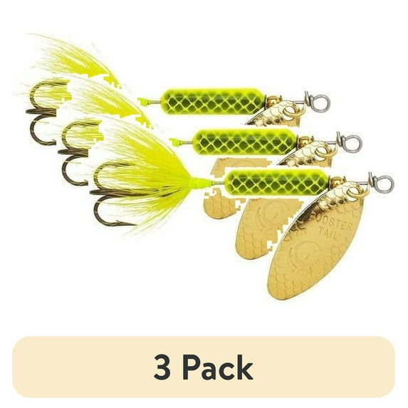 (3 pack) Yakima Bait Original Rooster Tail