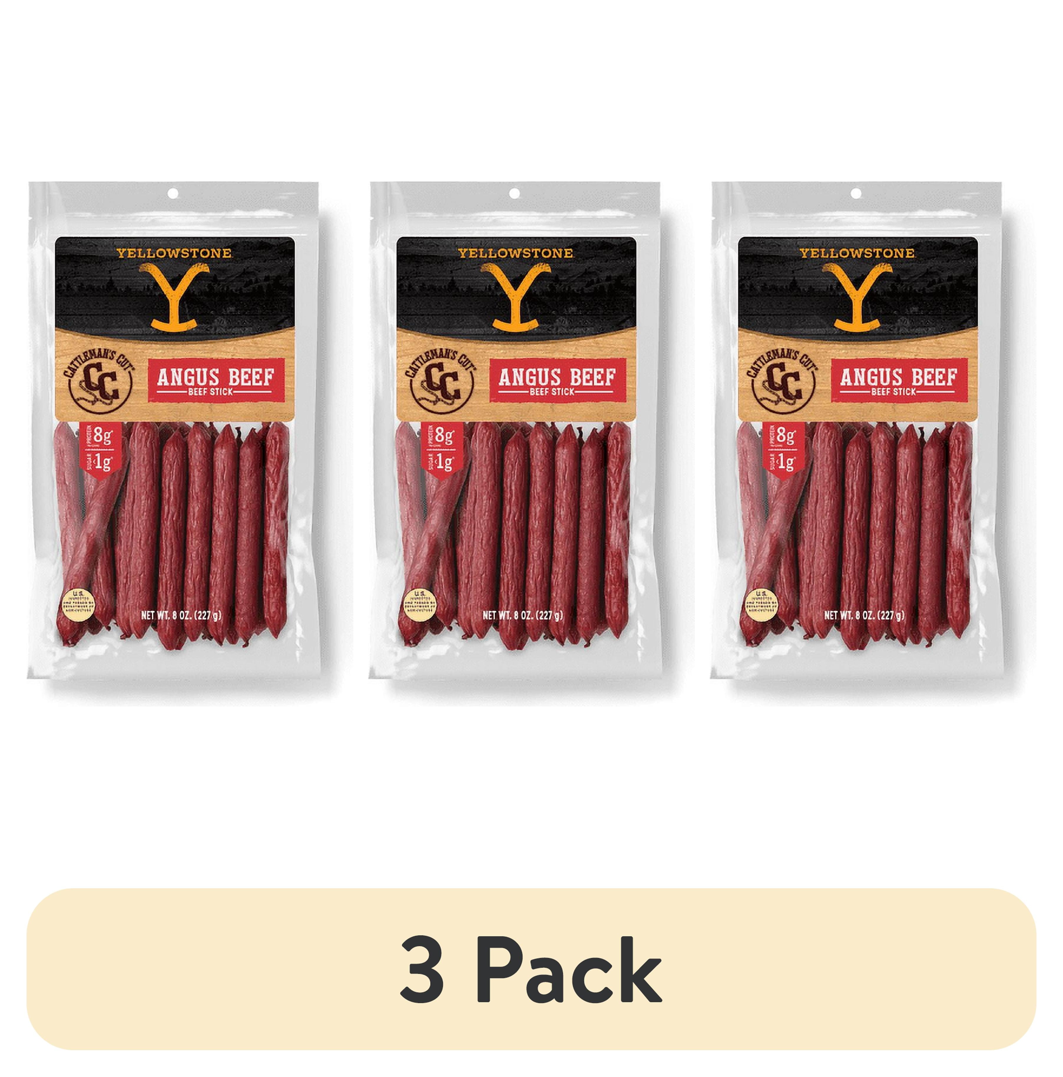 (3 pack) Yellowstone Angus Beef Stick, 8oz