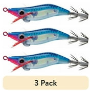 3 pack Yo-Zuri Mini 2 Squid Jig Floating Hard Bait Fishing Lure, Blue