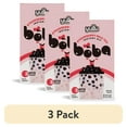 thumbnail image 1 of (3 pack) Yulu Foods Instant Boba Strawberry Milk Tea, Bubble Tea Kit, 3 Drinks, 1 of 8