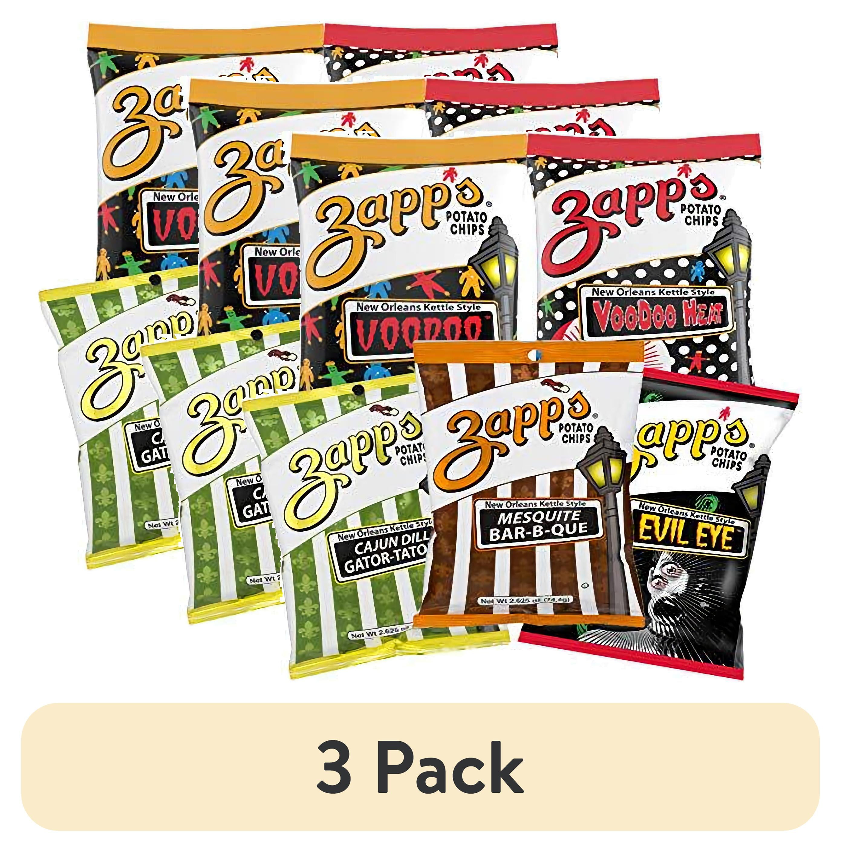 ZAPP'S Spicy Potato Chips Variety Pack, 2.5 oz Bags, 5-Pack