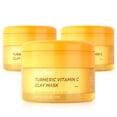 thumbnail image 1 of (3 pack) ZealSea Turmeric Clay Mask, Vitamin C Kaolin Clay Pore Cleansing Mask to Deep Clean, Detox Mud Face Mask with 30% Aloe, Jojoba Oil, Shea Butter & Squalane, 1 of 14