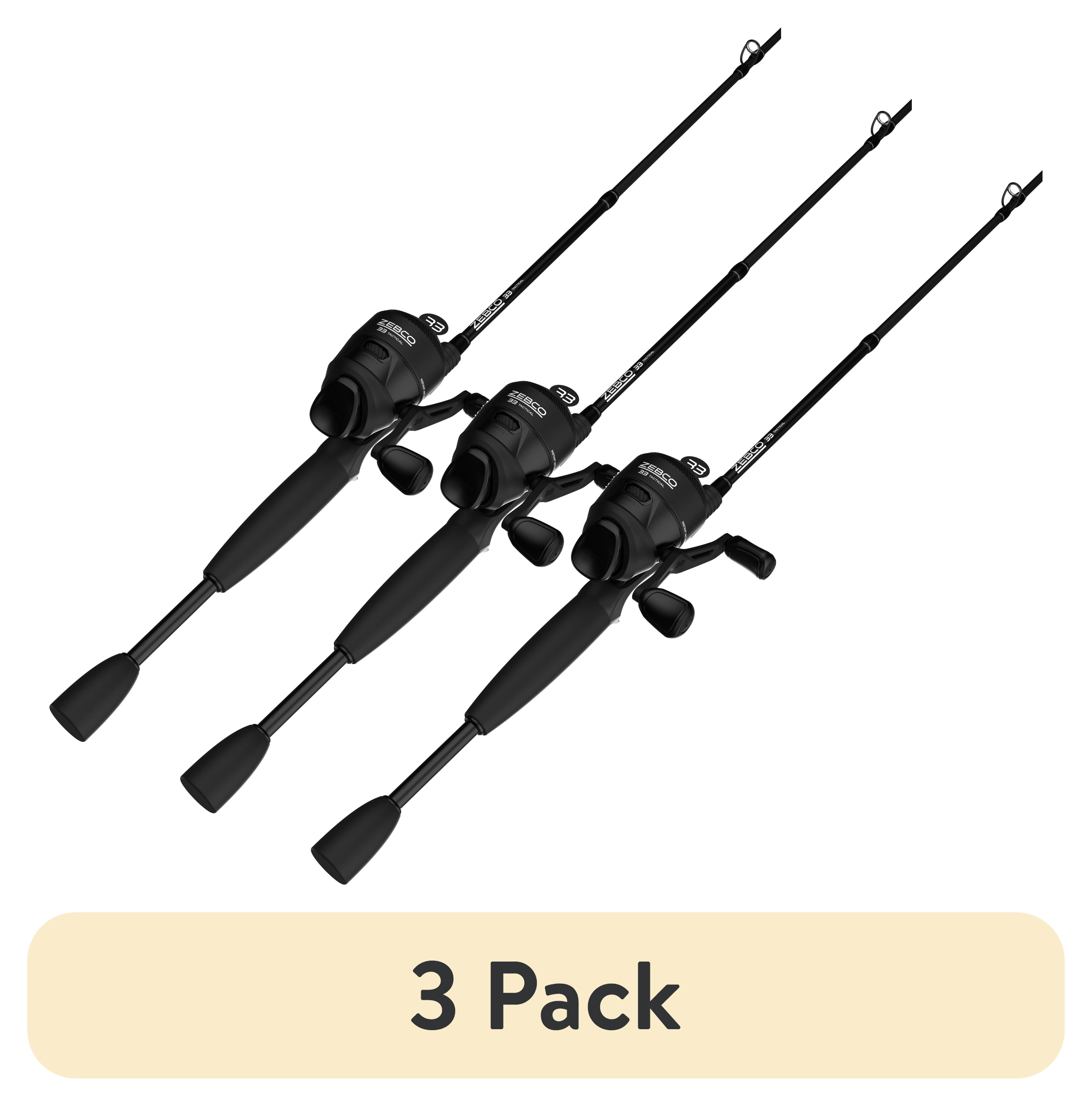 ③3-B/3-C セット 3 pack) Zebco 33 Tactical Spincast Reel and Fishing Rod Combo, 6