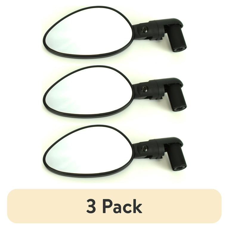 pack) Zefal Bike Mirror with LED Bike Light (Universal Handlebar