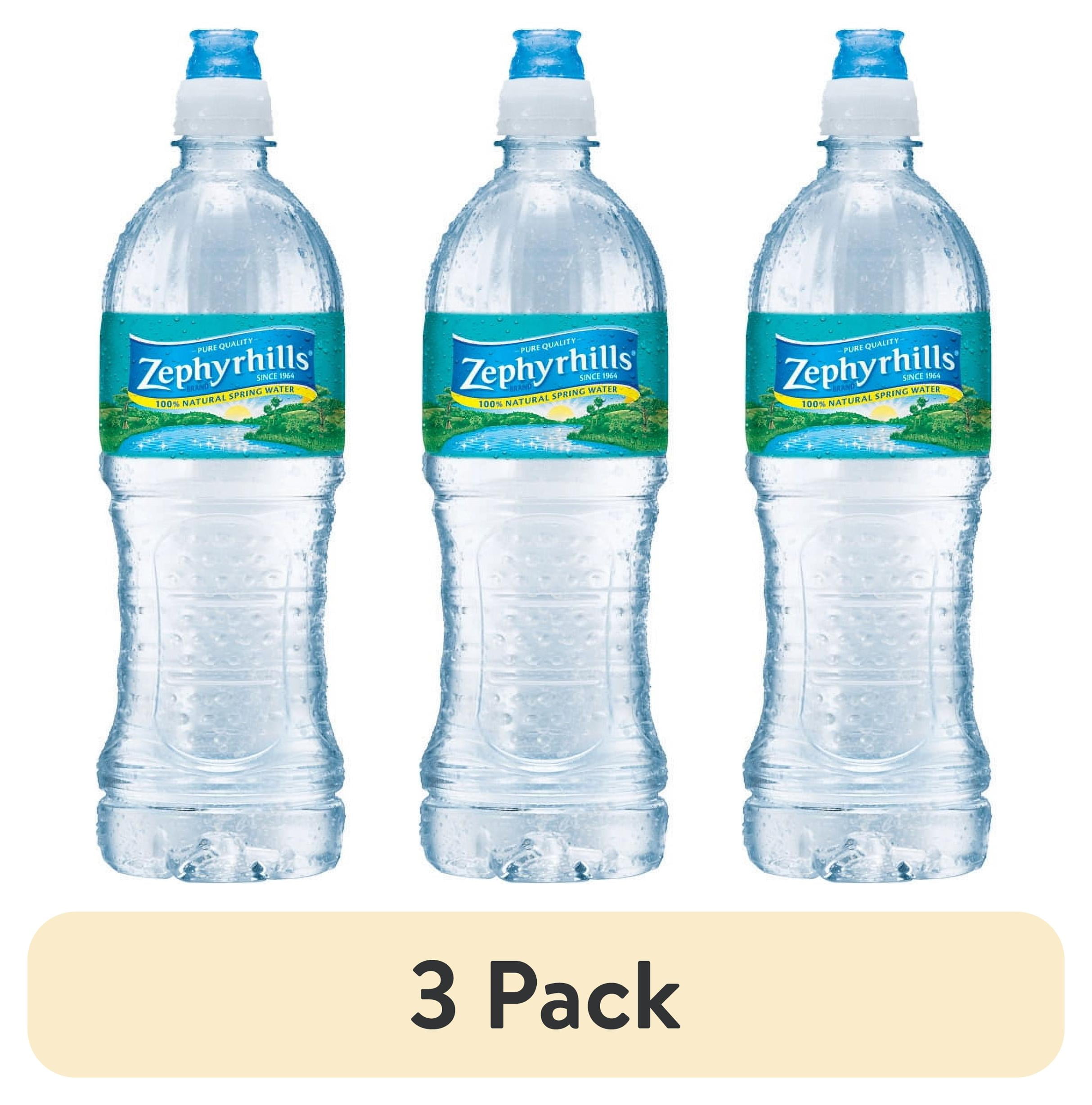 (3 pack) Zephyrhills Natural Spring Water, 700 mL