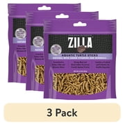3 pack Zilla Aquatic Turtle Food Sticks, 4.5 Ounces