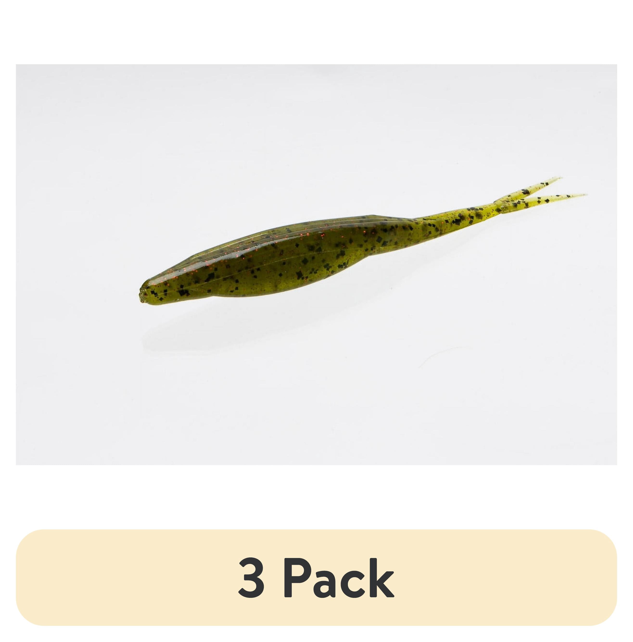 (3 pack) Zoom Super Fluke Bait - Watermelon Red 10pk