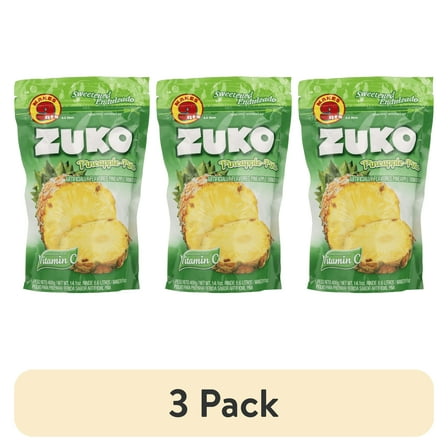 (3 pack) Zuko Pineapple Drink Mix, 14.1 Oz