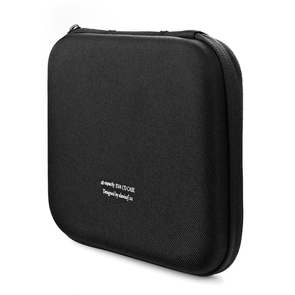 (3 pack) alavisxf xx 28-Capacity Portable EVA DVD Zipper Holder Storage Case, Black