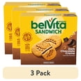 thumbnail image 1 of (3 pack) belVita Breakfast Bar Biscuit Sandwiches Dark Chocolate Creme, 5 Packs, 1 of 19