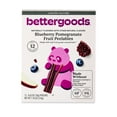 thumbnail image 1 of (3 pack) bettergoods Blueberry Pomegranate Fruit Peelables, 0.63 oz, 12 Count, 1 of 16