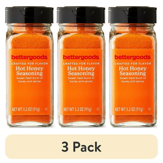 (3 pack) bettergoods Hot Honey Seasoning, 3.2 oz