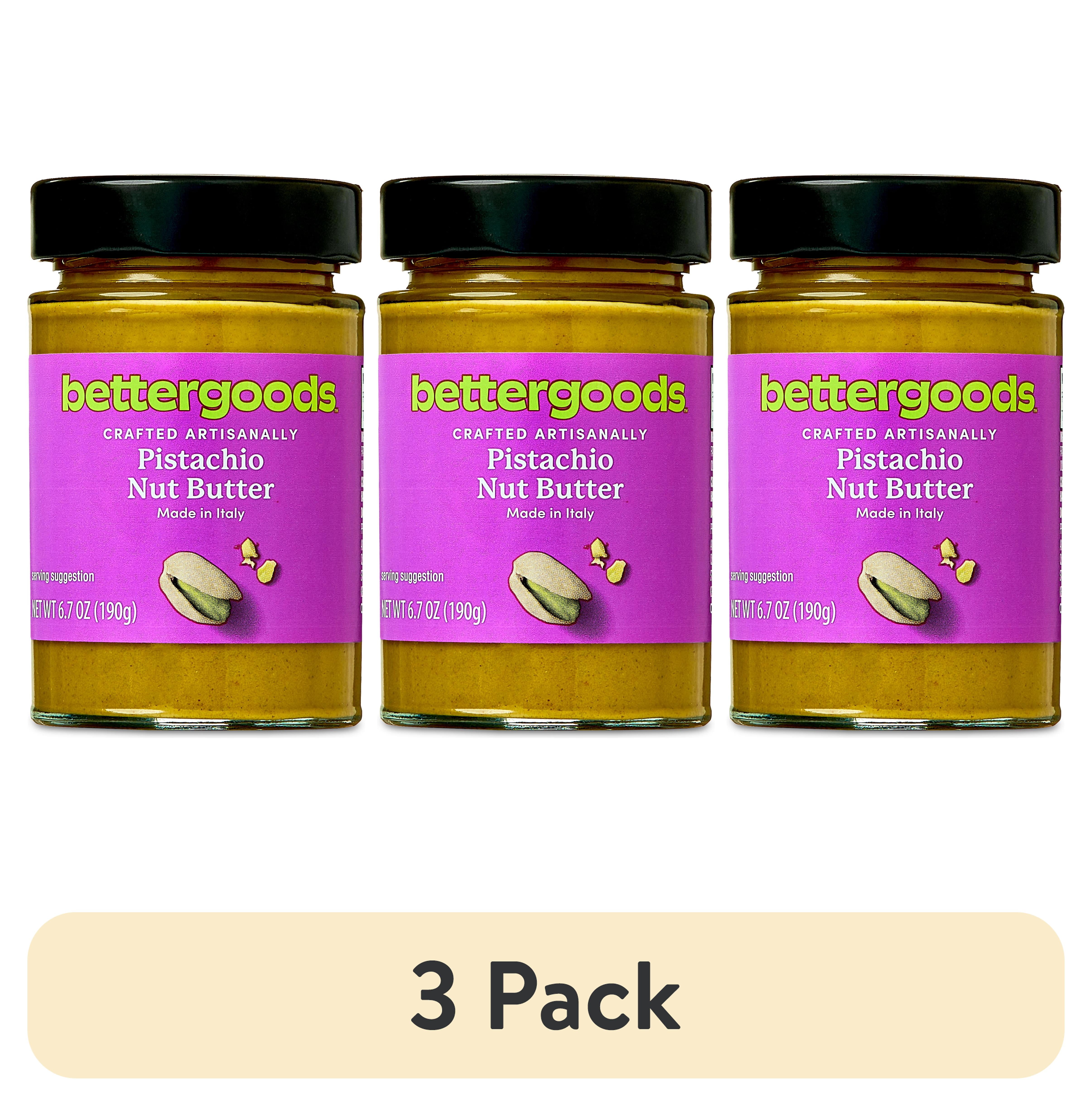 (3 pack) bettergoods Pistachio Spread, 6.5 oz, 6 Servings