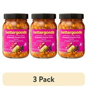 (3 pack) bettergoods Roasted Sweet Corn Salsa, Medium, 16 oz Jar