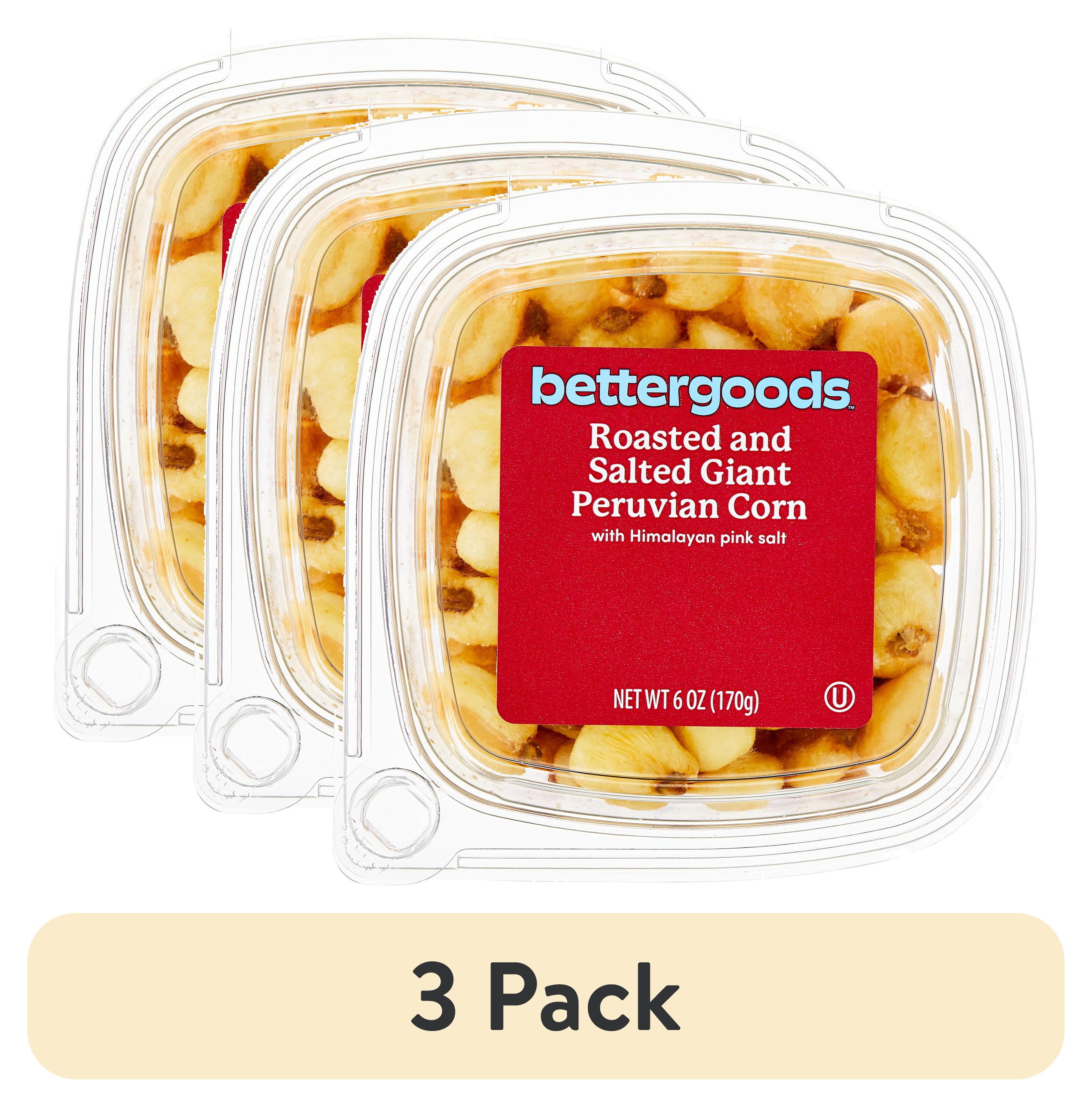 (3 pack) bettergoods Roasted and Salted Giant Peruvian Corn, 6 oz