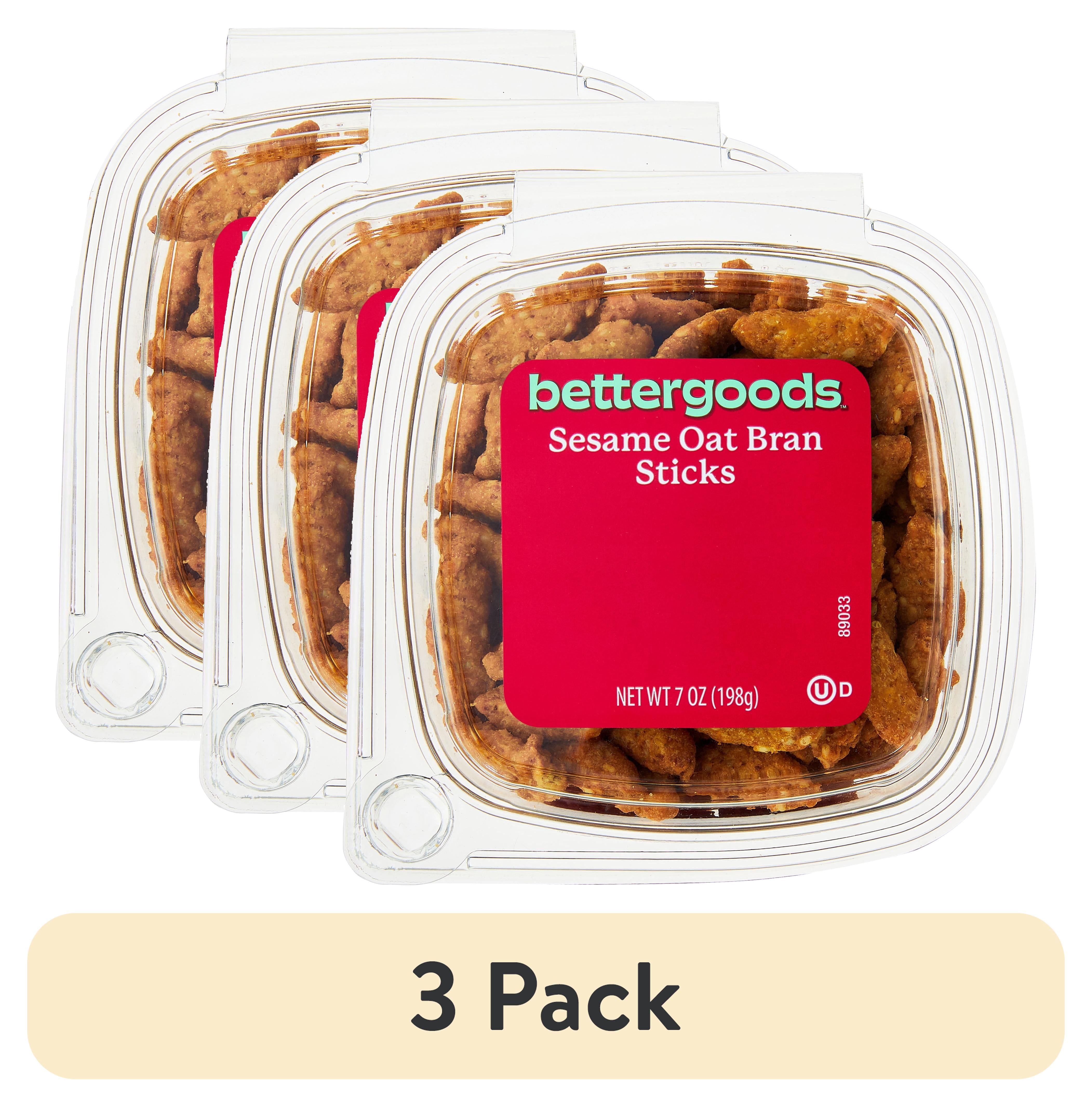 (3 pack) bettergoods Sesame Oat Bran Sticks, 7 oz