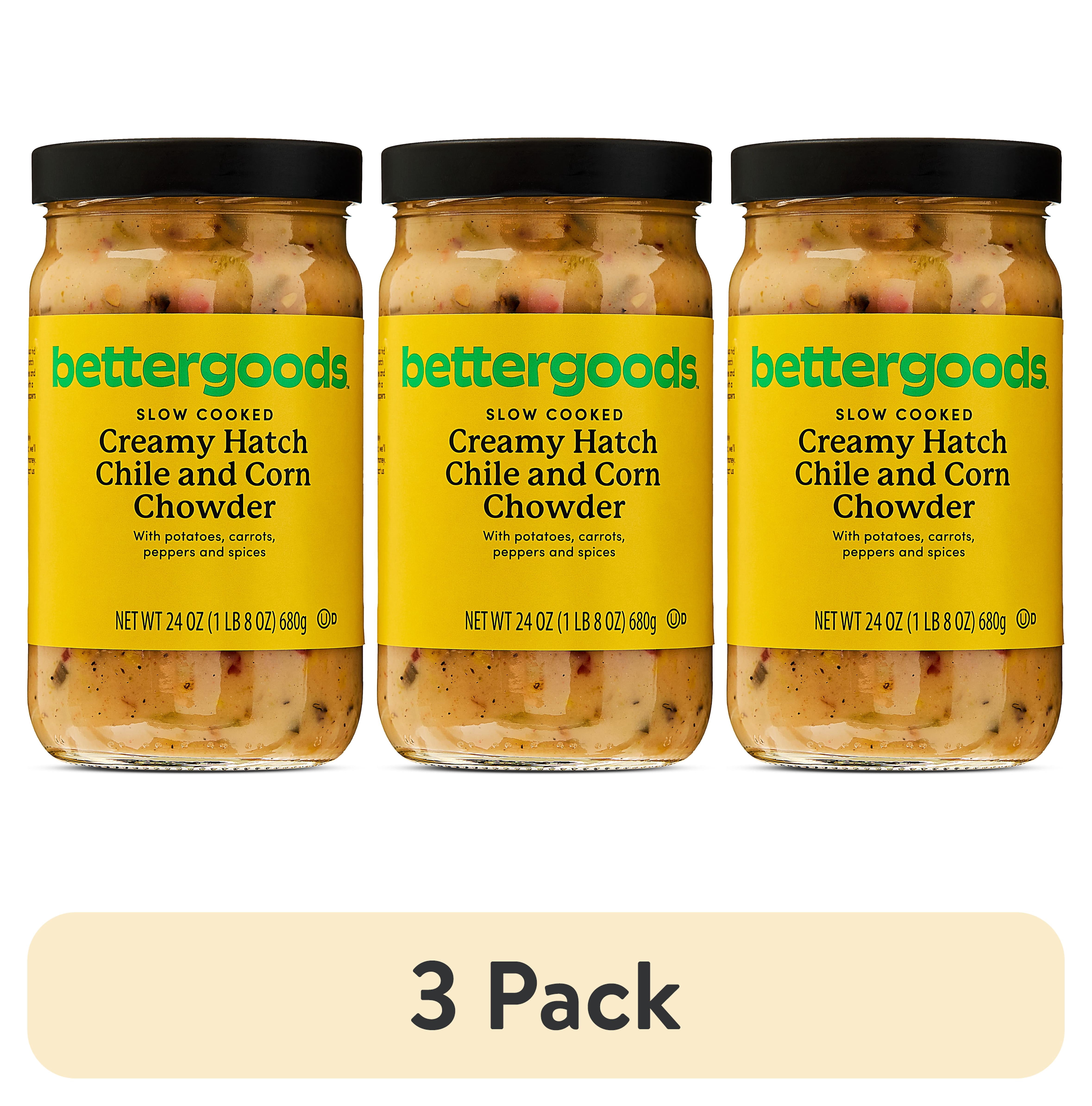 3 pack) bettergoods Slow Cooked Creamy Hatch Chile and Sweet Corn