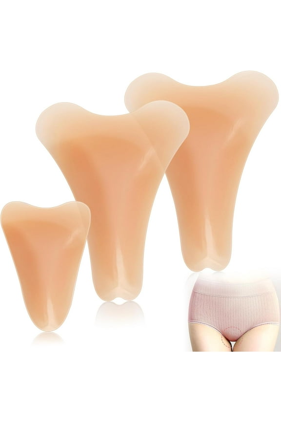 3 pack camel toe concealer for women, anti camel toe insert, Camel toe guard,Reusable invisible self-adhesive silicone camel toe pads for women,Camel