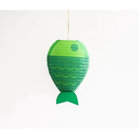 3 pack classroom decoration lanterns shopping mall hanging lanterns fish-shaped paper lanterns special-shaped paper lanterns ocean theme lanterns