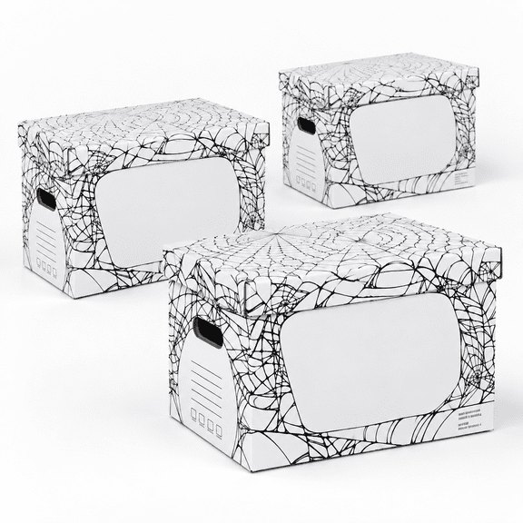 3-pack comic storage boxes, fits 150-175 modern to golden comics