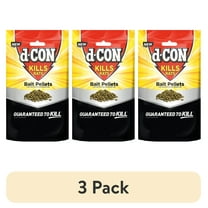 (3 pack) d-Con Rat Killer Bait Pellets, 8 oz