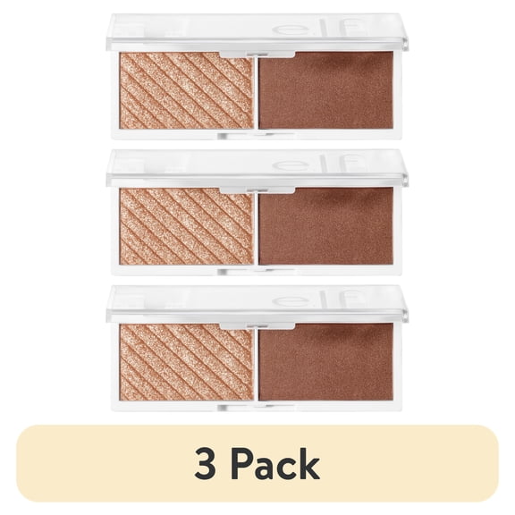 (3 pack) e.l.f. Bite Size Face Duo, Coconut