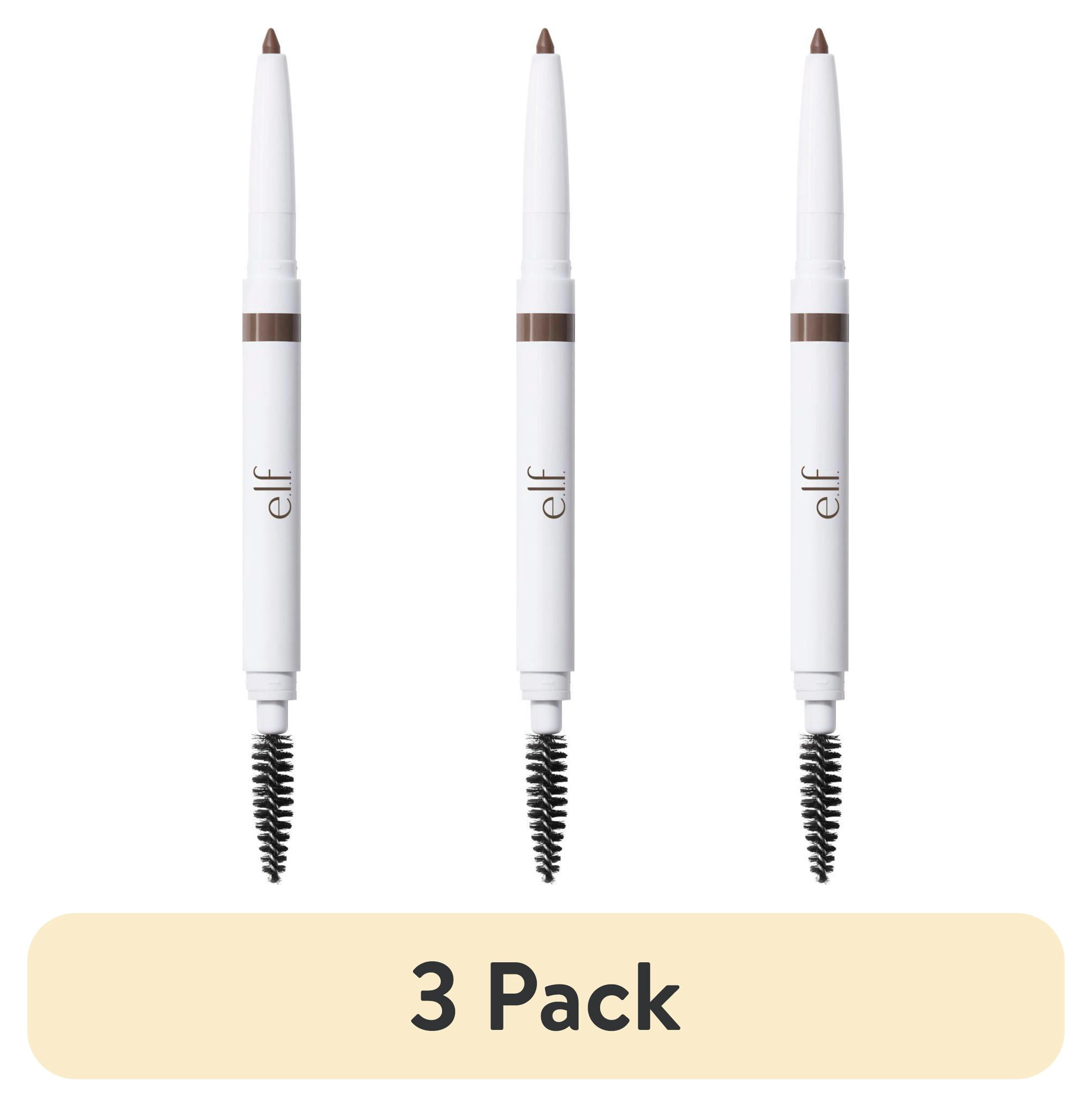 (3 pack) e.l.f. Instant Lift Brow Pencil, Neutral Brown, 0.006 oz