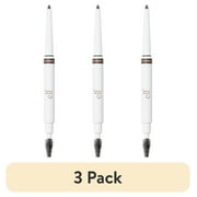 3 pack e.l.f. Instant Lift Waterproof Brow Pencil, Neutral Brown, 0.008oz