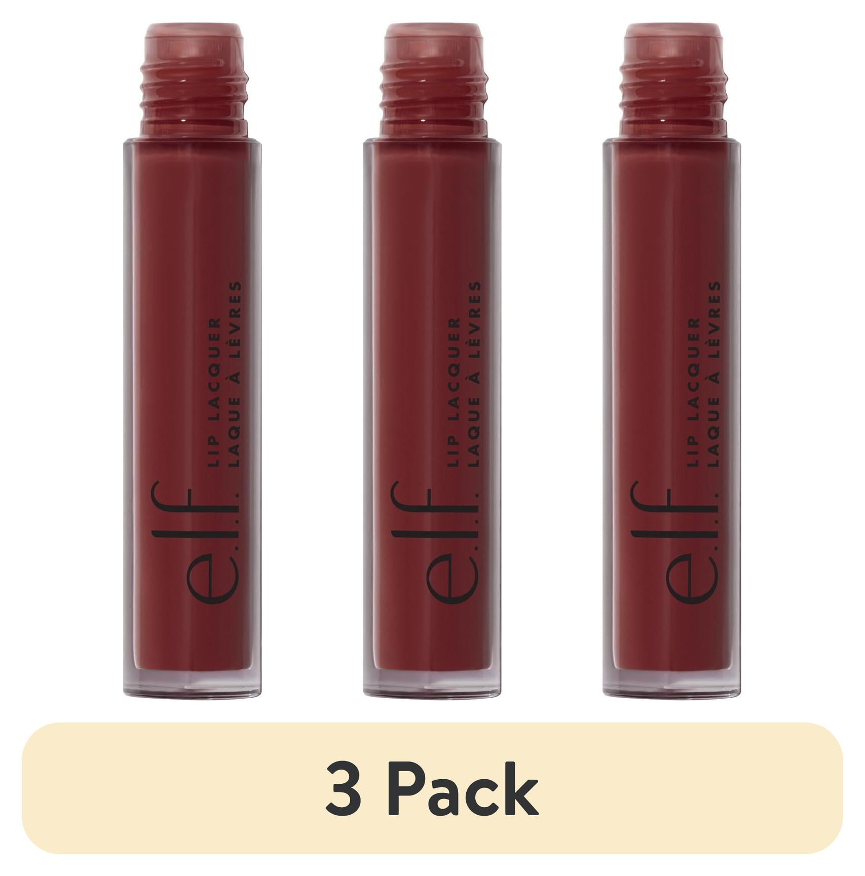 (3 pack) e.l.f. Lip Lacquer, Black Cherry