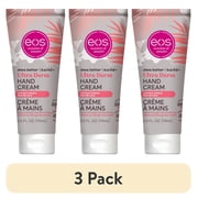 3 pack eos Shea Better Ultra Derm Hand Cream - Coconut Waters, Moisturizes Dry Skin, 2.5 fl oz