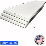 3 pack of FoamTouch High Density 1" Height x 36" Width x 84" Length Upholstery Foam Cushion Replacement