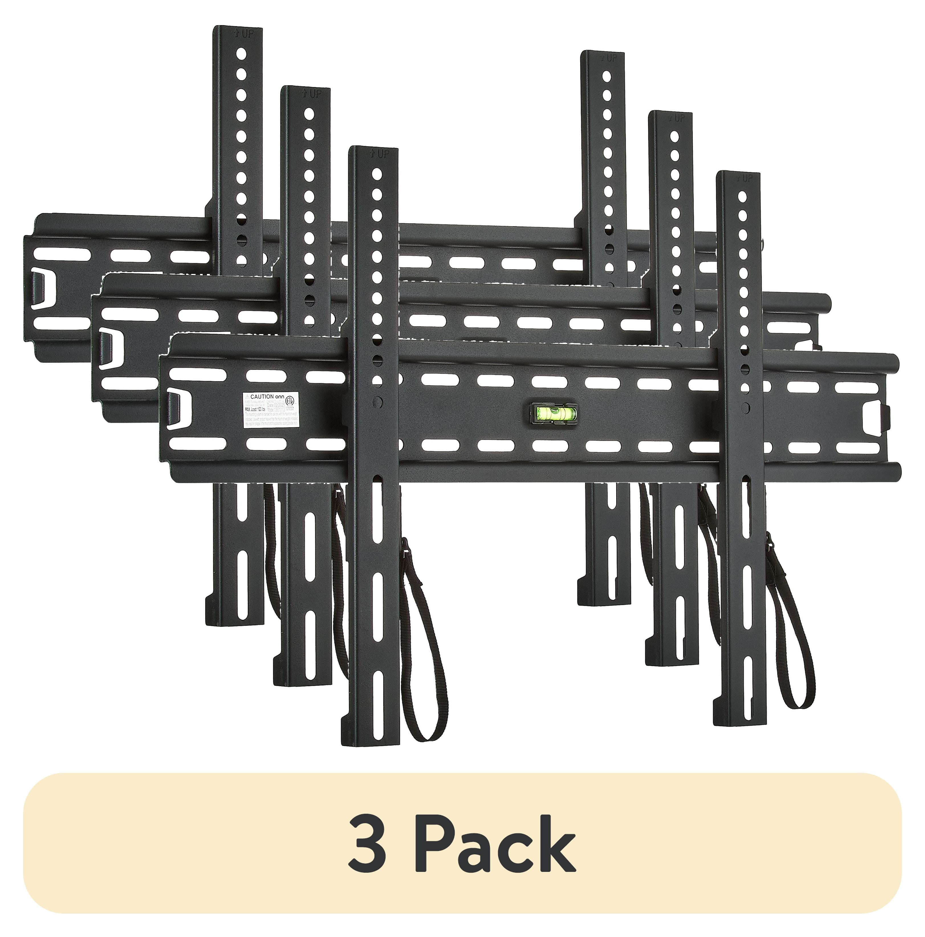 (3 pack) onn Fixed TV Wall Mount for 32" to 86" TVs, holds up to 120 lbs