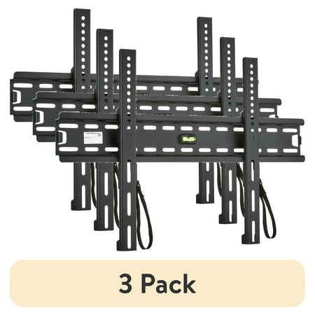 (3 pack) onn Fixed TV Wall Mount for 32" to 86" TVs, holds up to 120 lbs
