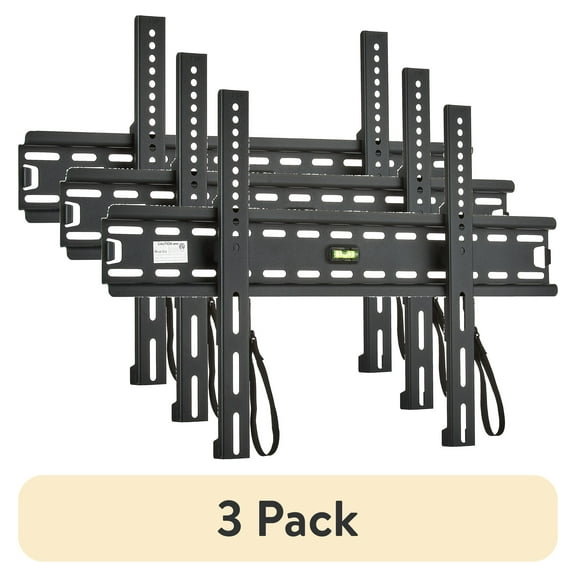 (3 pack) onn Fixed TV Wall Mount for 32" to 86" TVs, holds up to 120 lbs