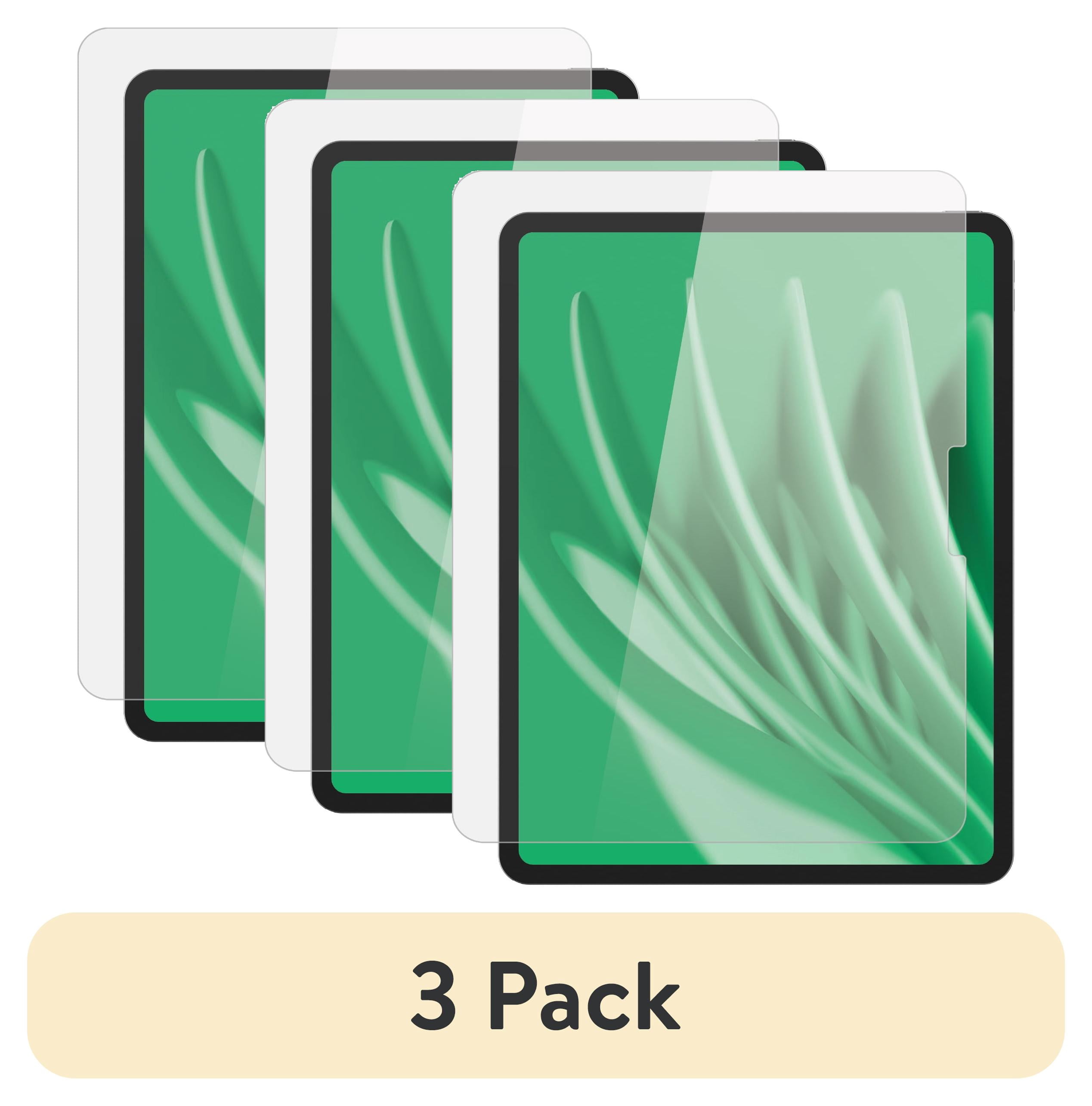 (3 pack) onn Glass Screen Protector for iPad (A16), iPad (10th generation) / iPad Air 11\" (M4, M3, M2) / iPad Pro 11\" (M5, M4, 1st, 2nd, 3rd, 4th generation) / iPad Air (4th, 5th generation)