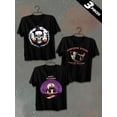 thumbnail image 1 of 3 pack pc pieces set piece halloween comfort colors tshirtt-shirt men's 180G 100% Cotton black halloween sport vintage not so scary nurse cats summer selection 3d nurse halloween christian black whi, 1 of 7