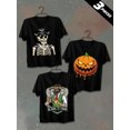 thumbnail image 1 of 3 pack pc pieces set piece halloween t-shirtplain men 180G 100% Cotton black halloween vintage nurse large not so scary nurse cats summer selection 3d halloween christian black white sport day of th, 1 of 7