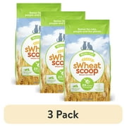 3 pack 3 pack sWheat Scoop Multi-Cat Natural Clumping Wheat Cat Litter, 15lb