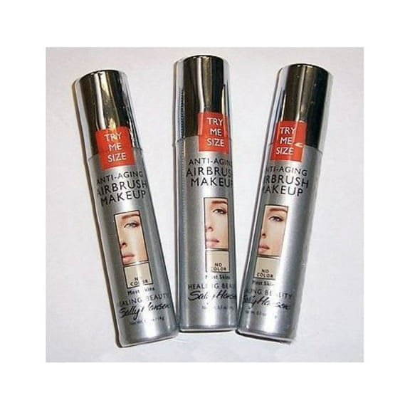 3-pack sally hansen anti-aging airbrush makeup , beach beige (for fair skin)