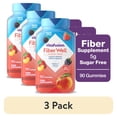 thumbnail image 1 of (3 pack) vitafusion Fiber Well Sugar Free Fiber Supplement Gummies, Fruit Flavored, 90 Count, 1 of 13