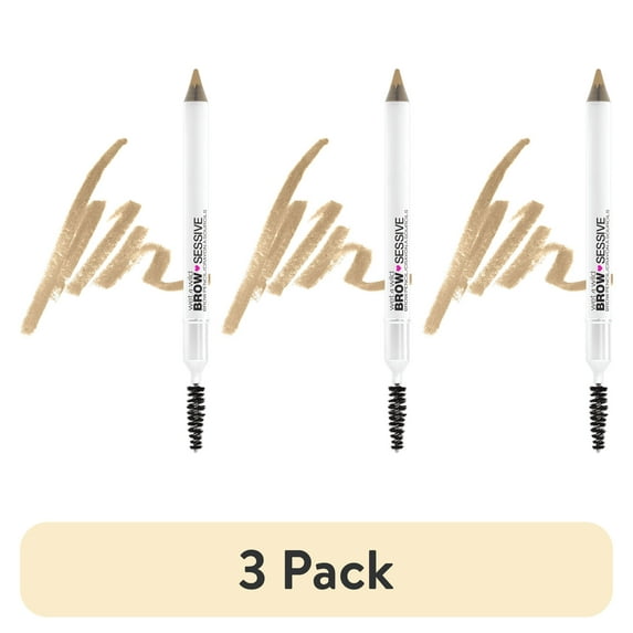 (3 pack) Wet N Wild Brow Sessive Brow Pencil, Taupe