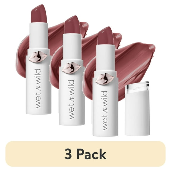 (3 pack) wet n wild Mega Last High-Shine Lip Color - Rosé and Slay