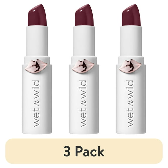(3 pack) wet n wild Mega Last High-Shine Lip Color - Sangria Time