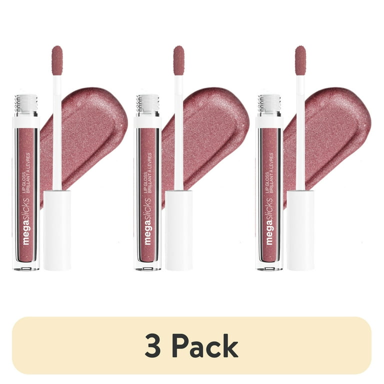 3 pack) wet n wild Mega Slicks Lip Gloss - Past Curfew - Walmart.com