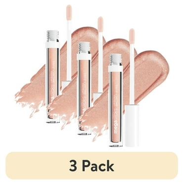 (3 pack) wet n wild Mega Slicks Lip Gloss - Pink Champagne Please