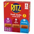 thumbnail image 1 of 3 packs-RITZ Fresh Stacks Variety Pack, 3 Flavors, Travel Snacks, 8.85 oz (6 Multi Snack Packs), 1 of 1