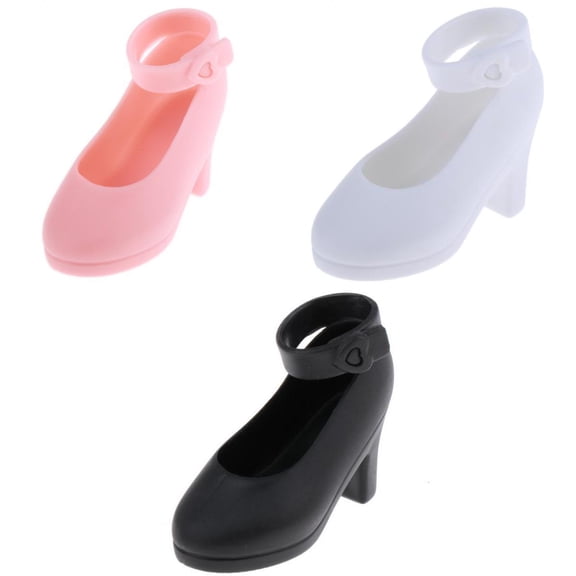 3 pairs of Doll Jelly shoes summer accessory for 1/4 Dolls Accs
