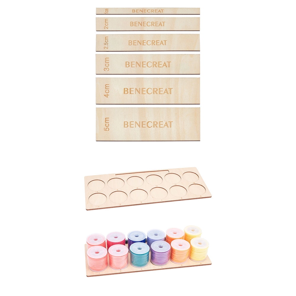 3 pc 12 Numbered Slots Wood Embroidery Thread Storage Trays Laser Cut ...