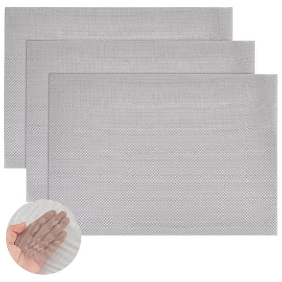 3 pc 304 Stainless Steel Strainers Mesh Sheets Rectangle Stainless Steel Color 420x300x1.5mm