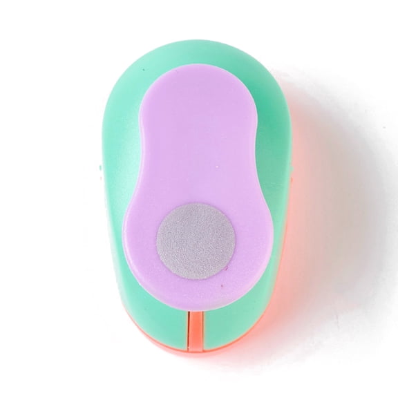 3 pc Embossing DIY Paper Printing Card Cutter Flat Round Random Single color or Random Mixed color 6.4x3.95x4.95cm Flat Round: 1.6cm